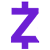 A purple z symbol on a green background.